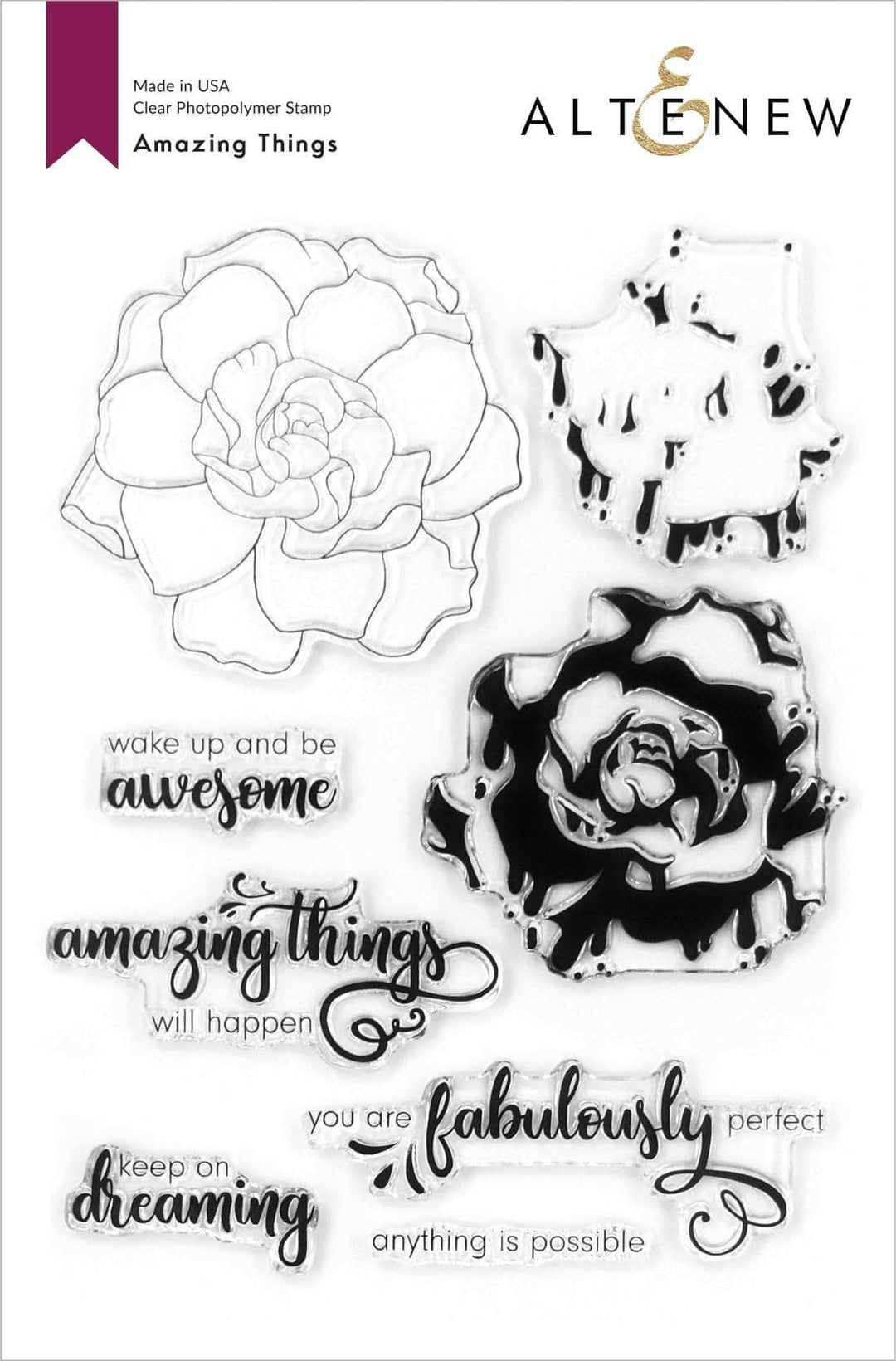 Photocentric Clear Stamps Amazing Things Stamp Set