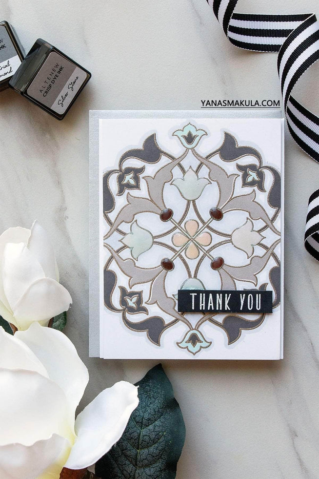 Photocentric Clear Stamps Arabesque Medallion Stamp Set