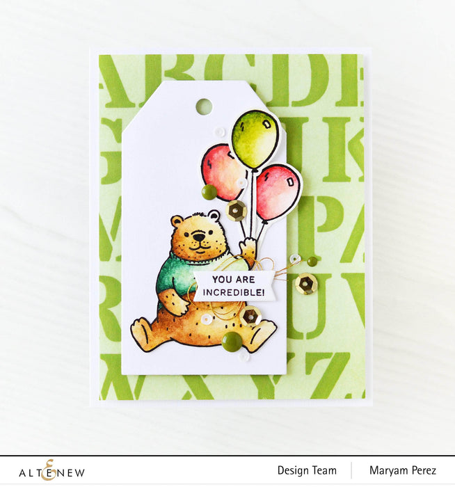 Photocentric Clear Stamps Baby Shower Stamp Set