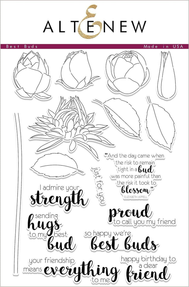 Photocentric Clear Stamps Best Buds Stamp Set