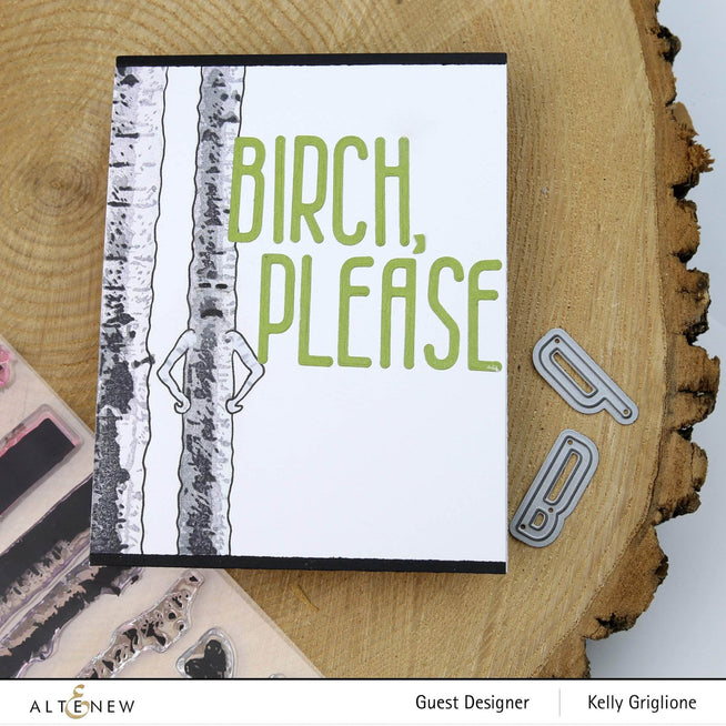 Photocentric Clear Stamps Birch Impressionism Stamp Set