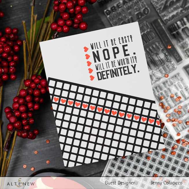 Photocentric Clear Stamps Block Sentiments Stamp Set
