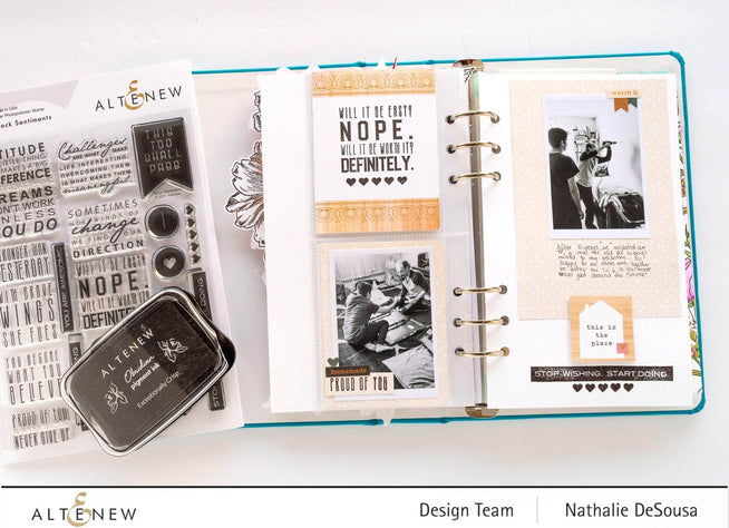 Photocentric Clear Stamps Block Sentiments Stamp Set