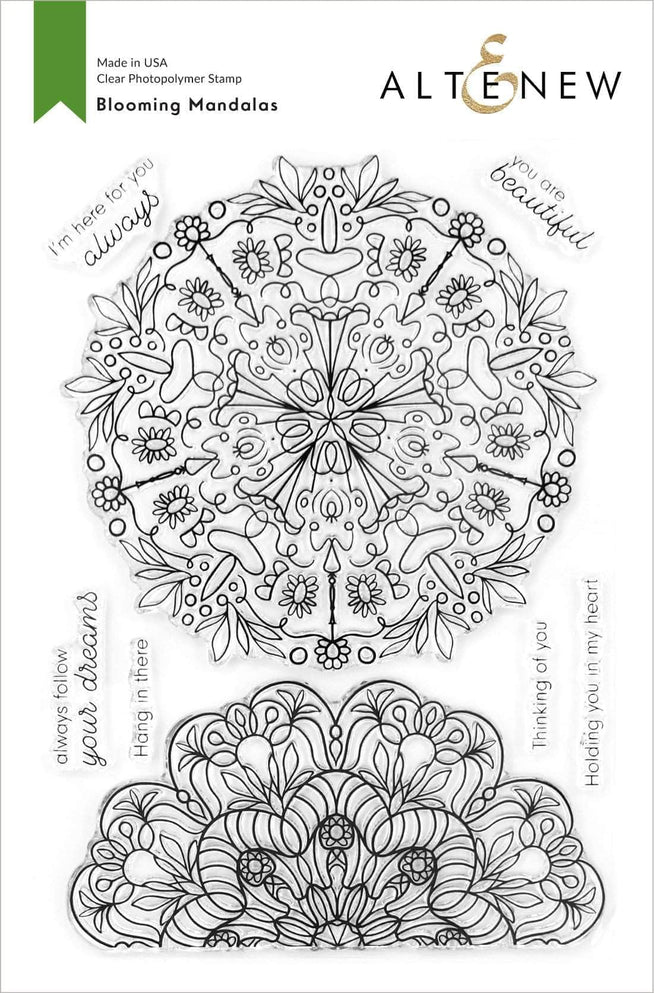 Photocentric Clear Stamps Blooming Mandalas Stamp Set