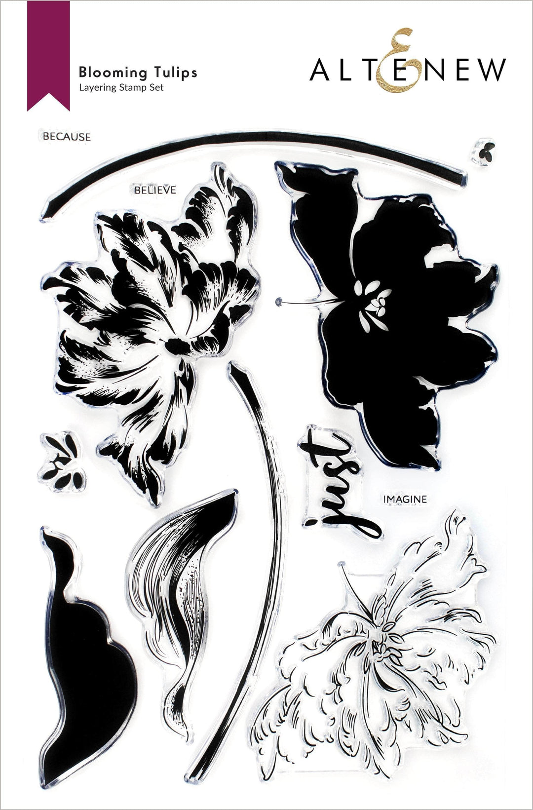 Photocentric Clear Stamps Blooming Tulips Stamp Set