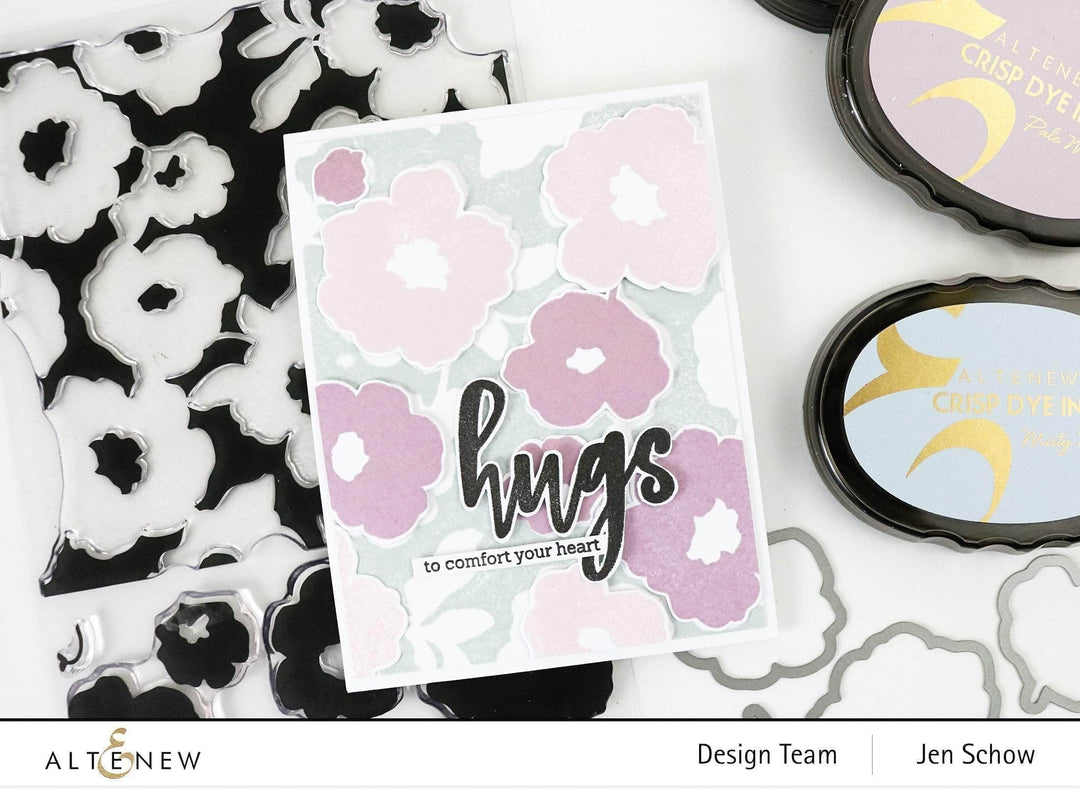 Photocentric Clear Stamps Bold Floral Drape Stamp Set