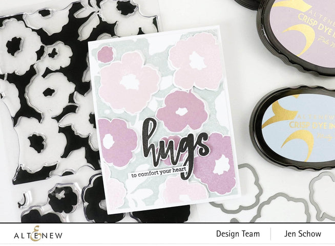 Photocentric Clear Stamps Bold Floral Drape Stamp Set