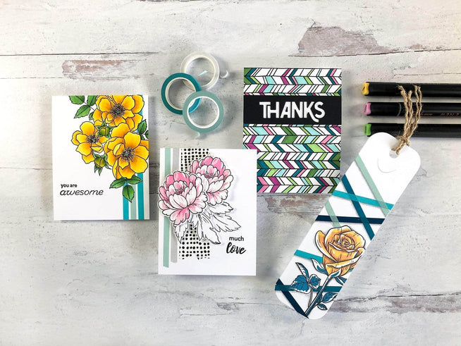 Photocentric Clear Stamps Book Engravings Stamp Set