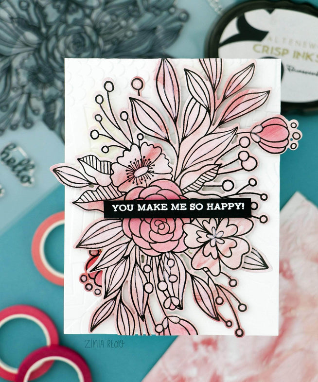 Photocentric Clear Stamps Bouquet of Love Stamp Set