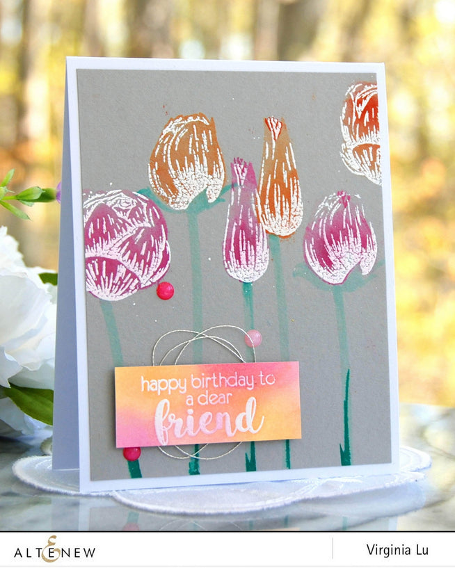 Photocentric Clear Stamps Budding Thanks Stamp Set