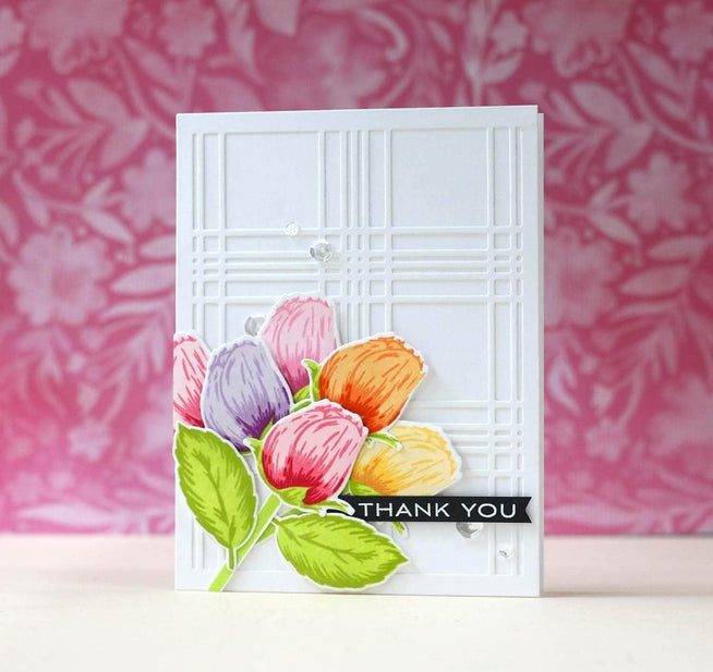 Photocentric Clear Stamps Budding Thanks Stamp Set