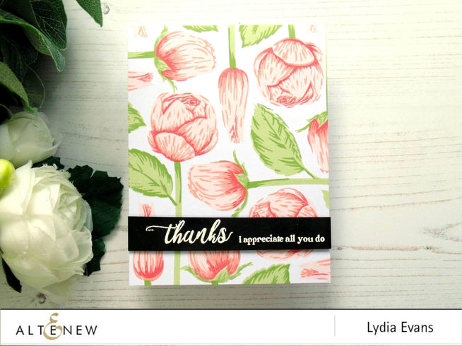Photocentric Clear Stamps Budding Thanks Stamp Set