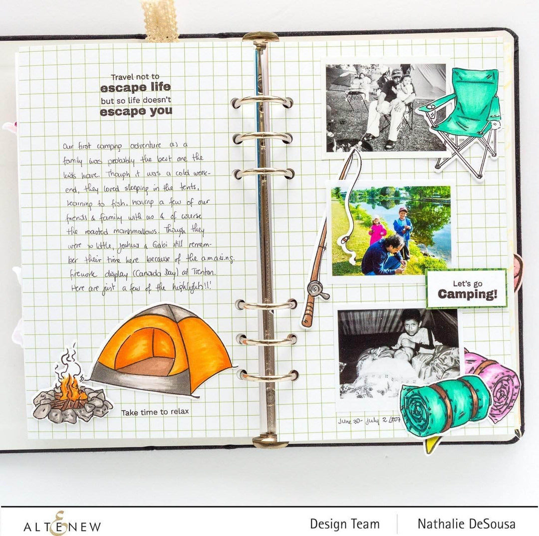 Photocentric Clear Stamps Camp Life Stamp Set