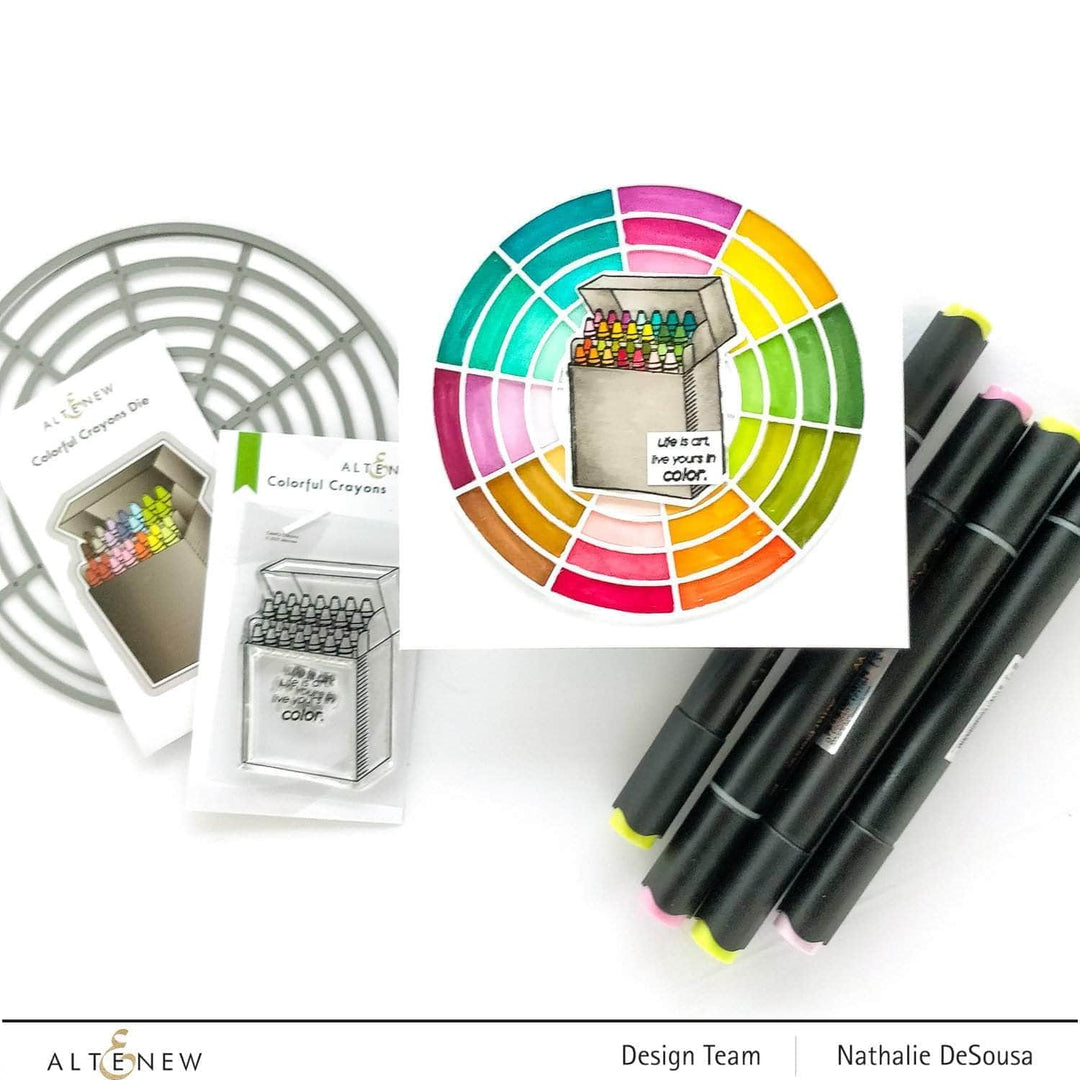 Photocentric Clear Stamps Colorful Crayons Stamp Set
