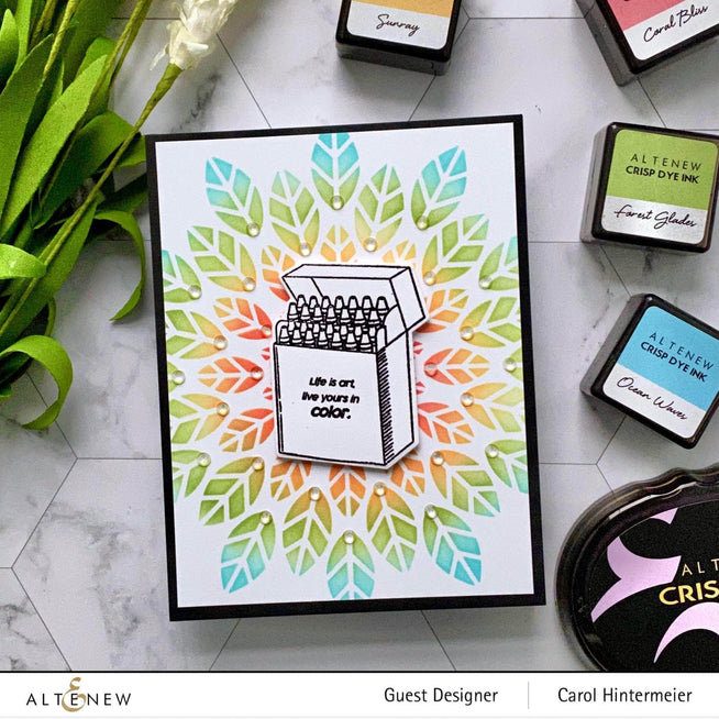 Photocentric Clear Stamps Colorful Crayons Stamp Set