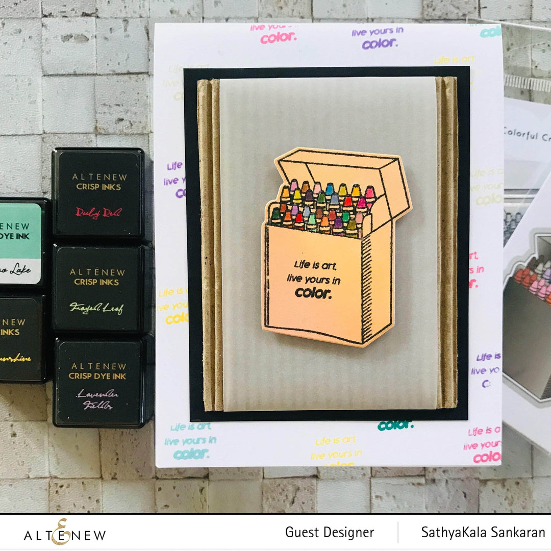 Photocentric Clear Stamps Colorful Crayons Stamp Set