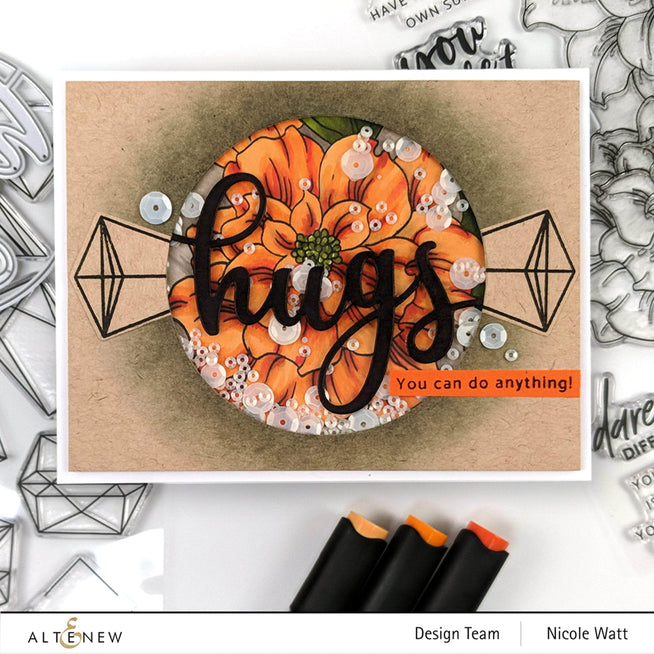 Photocentric Clear Stamps Courageous You Stamp Set