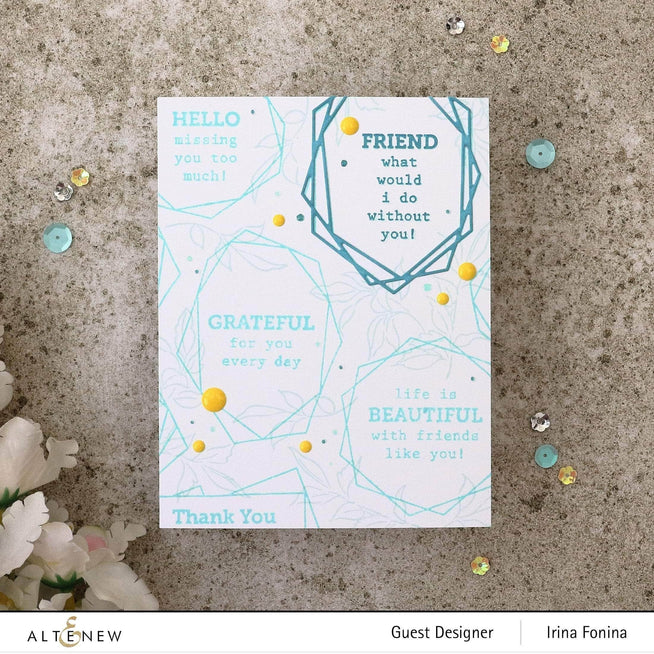 Photocentric Clear Stamps Crystal Frames Stamp Set