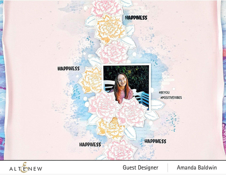 Photocentric Clear Stamps Dahlia Blossoms Add-On Stamp Set