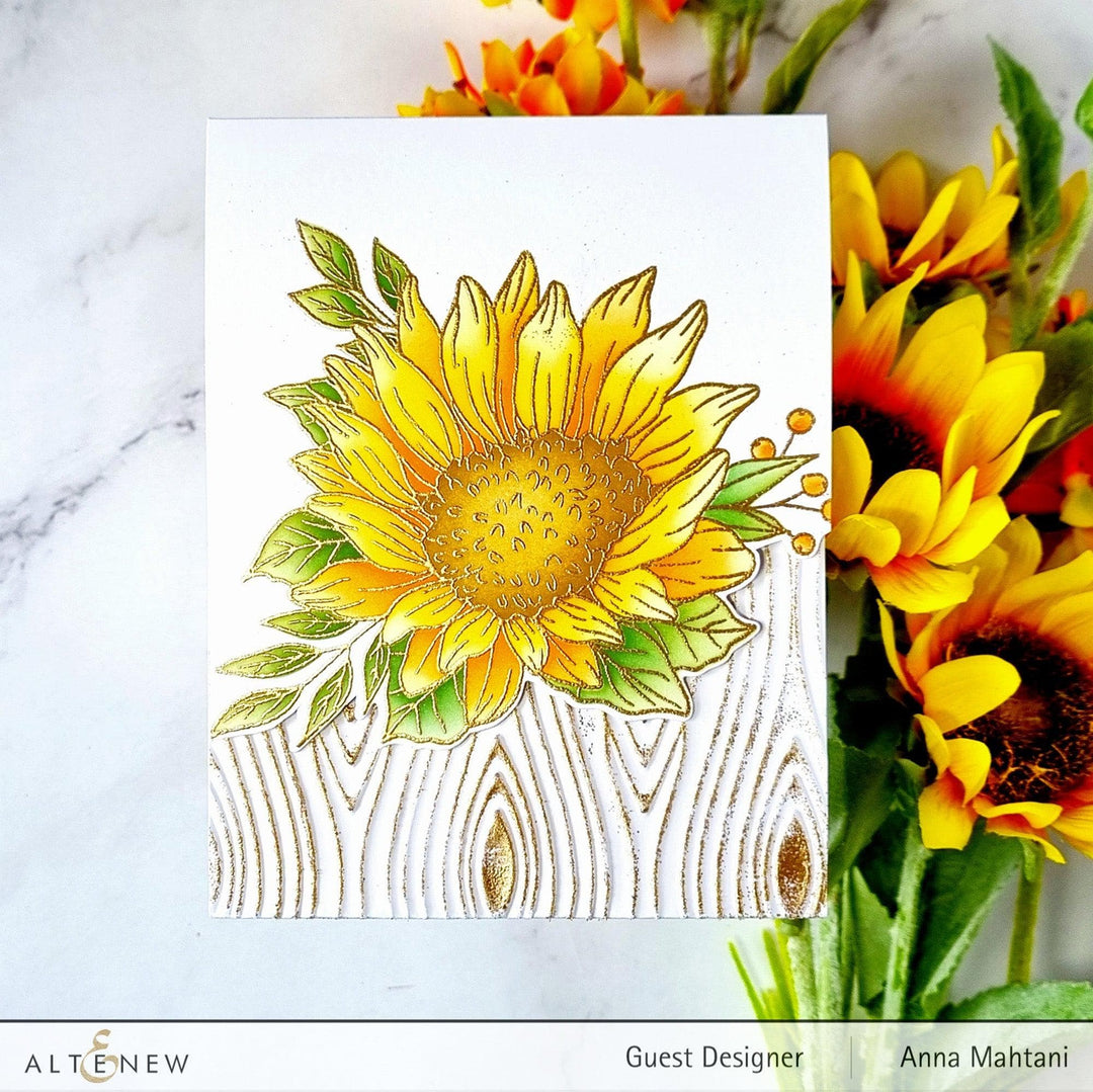 Photocentric Clear Stamps Dancing Sunflowers Stamp Set