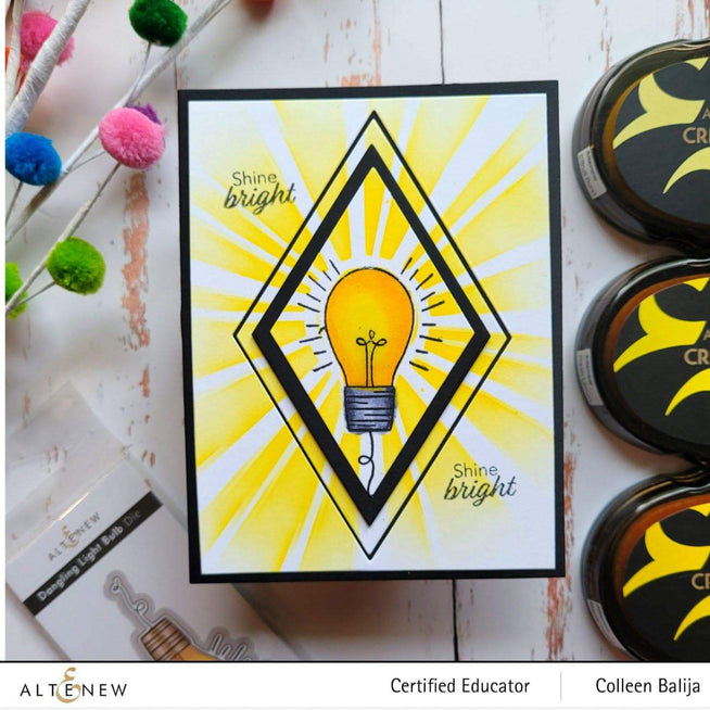 Photocentric Clear Stamps Dangling Light Bulb Stamp Set