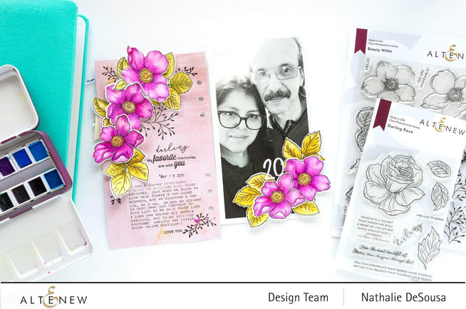 Photocentric Clear Stamps Darling Rose Stamp Set