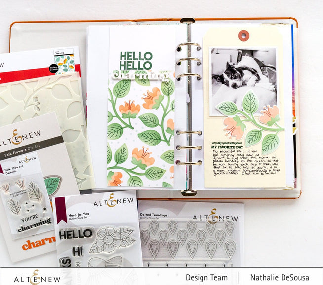 Photocentric Clear Stamps Dotted Teardrops Stamp Set