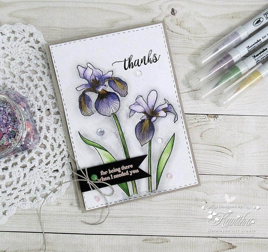 Photocentric Clear Stamps Enchanted Iris Stamp Set