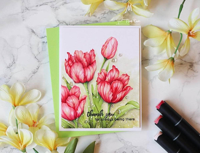 Photocentric Clear Stamps Exotic Tulips Stamp Set