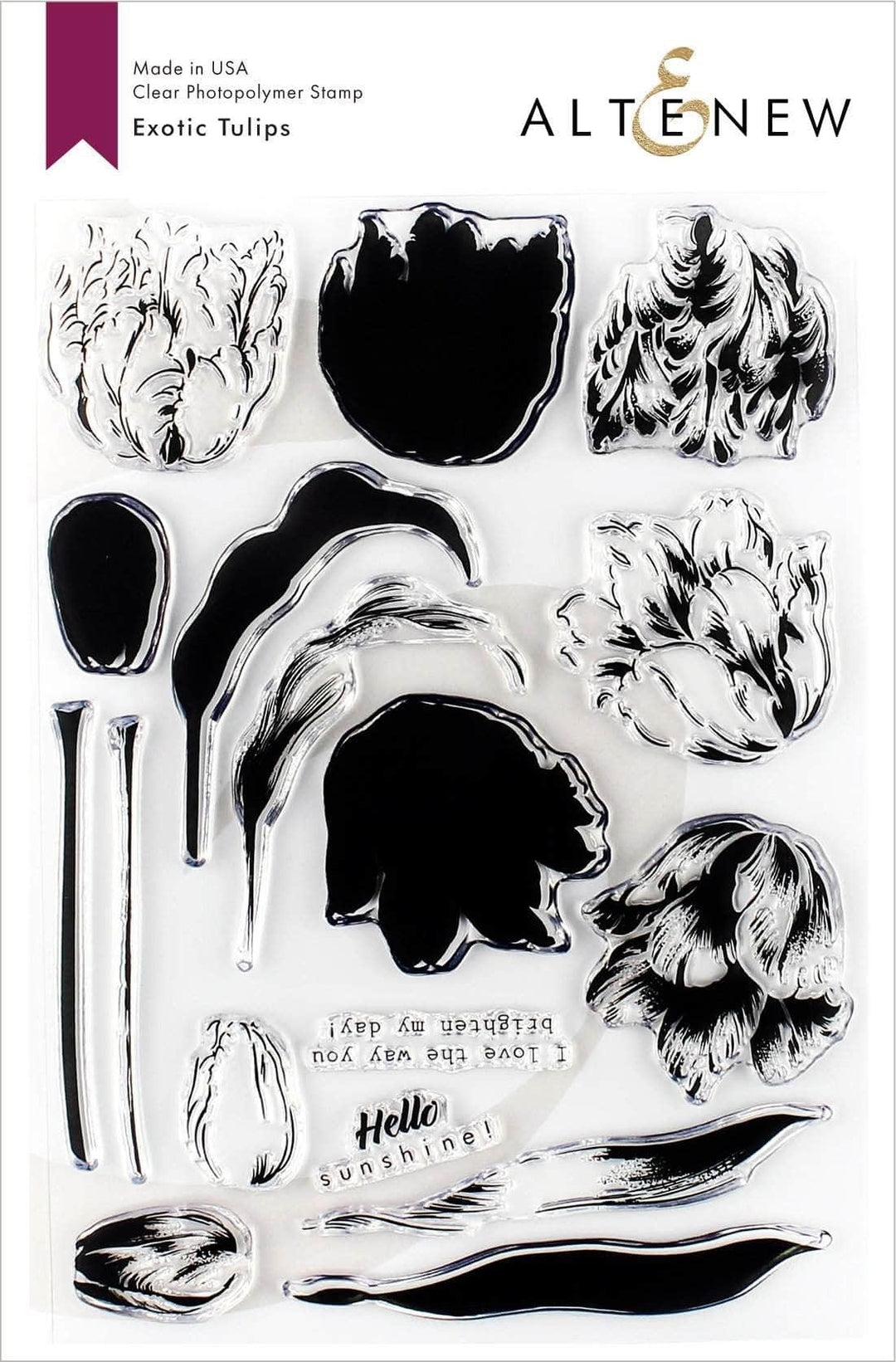 Photocentric Clear Stamps Exotic Tulips Stamp Set
