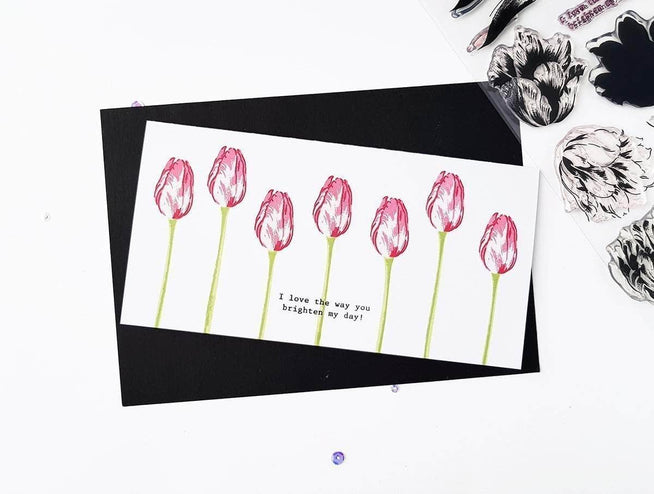 Photocentric Clear Stamps Exotic Tulips Stamp Set
