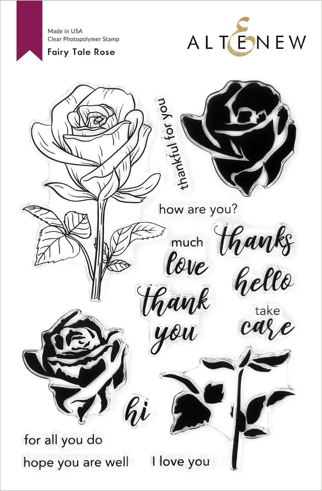 Photocentric Clear Stamps Fairy Tale Rose Stamp Set