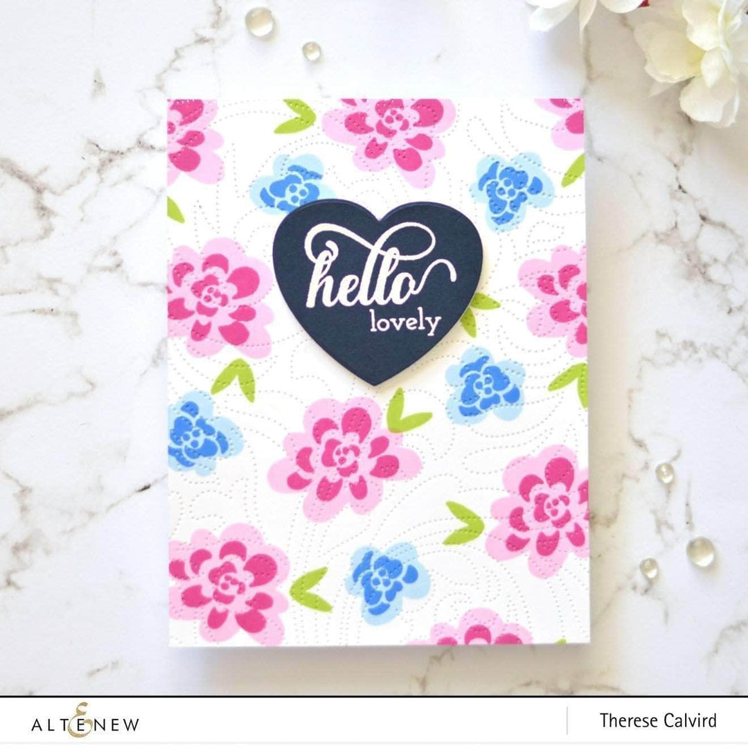 Photocentric Clear Stamps Fancy Greetings Stamp Set