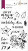 Photocentric Clear Stamps Festive Florets Stamp Set