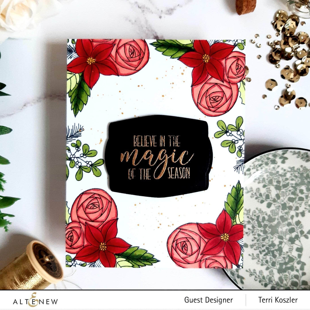 Photocentric Clear Stamps Festive Florets Stamp Set