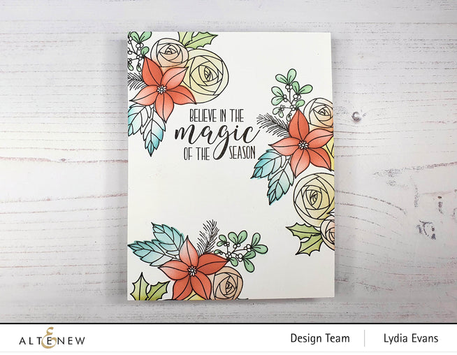 Photocentric Clear Stamps Festive Florets Stamp Set