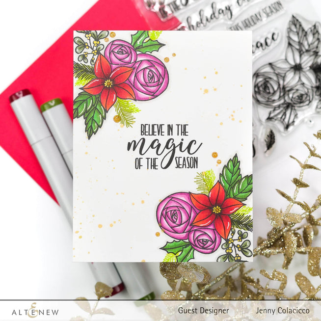 Photocentric Clear Stamps Festive Florets Stamp Set