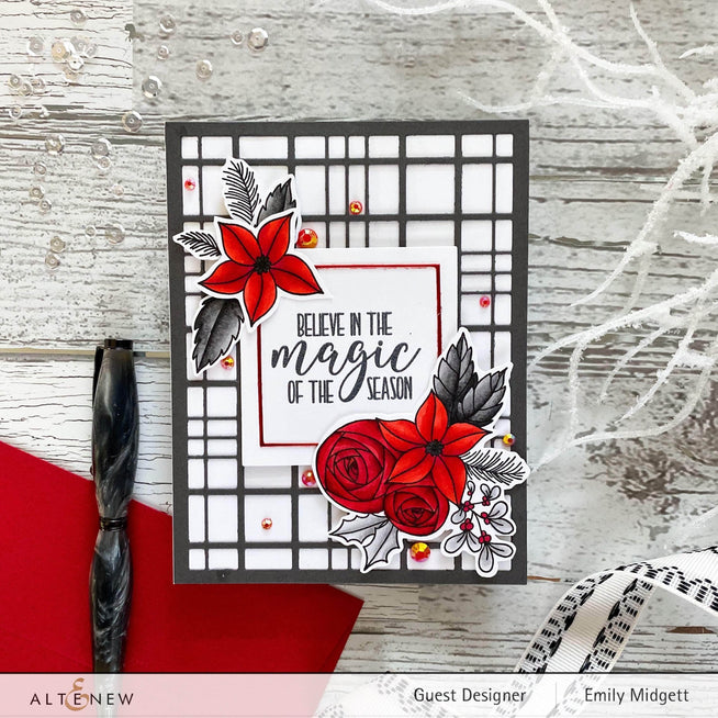 Photocentric Clear Stamps Festive Florets Stamp Set