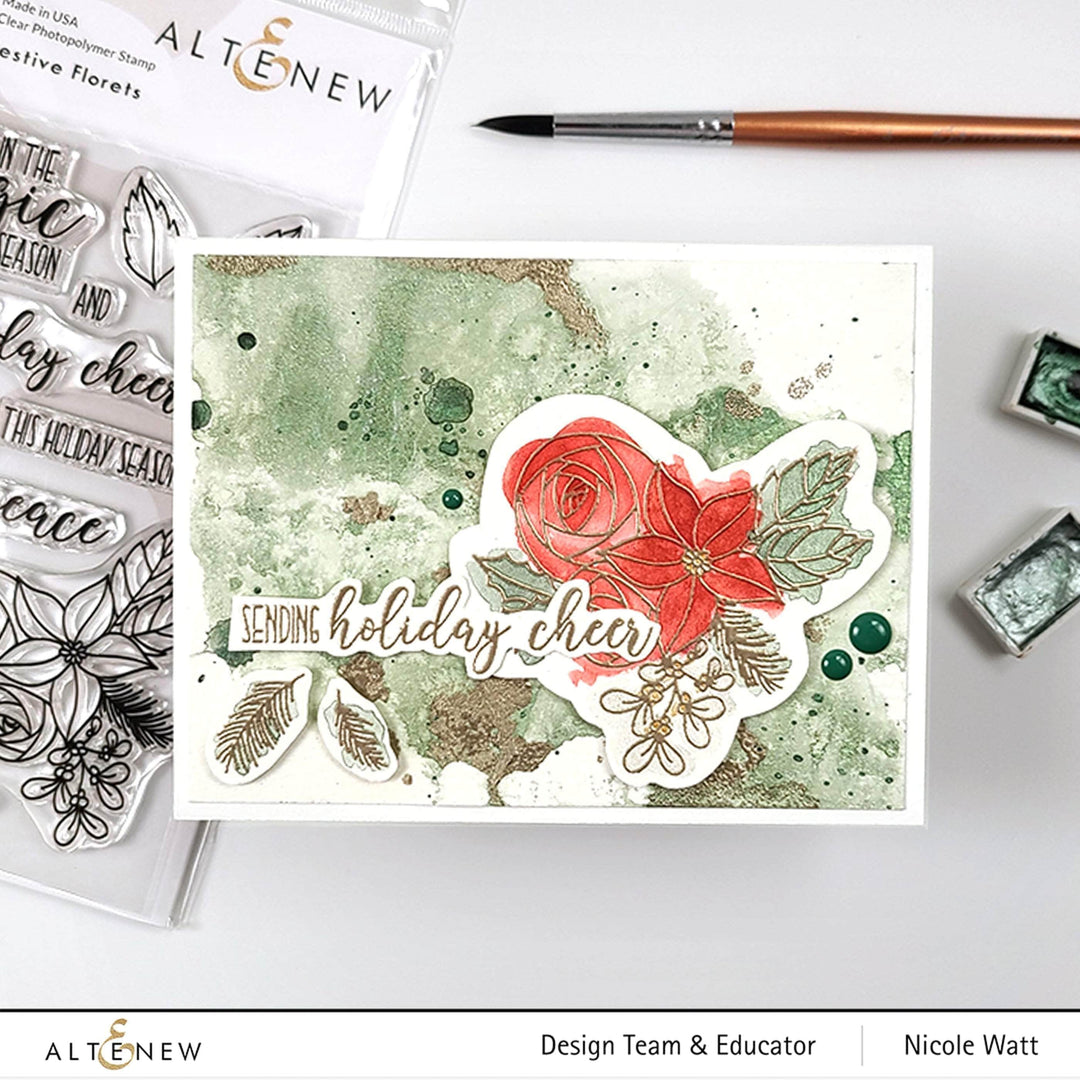 Photocentric Clear Stamps Festive Florets Stamp Set