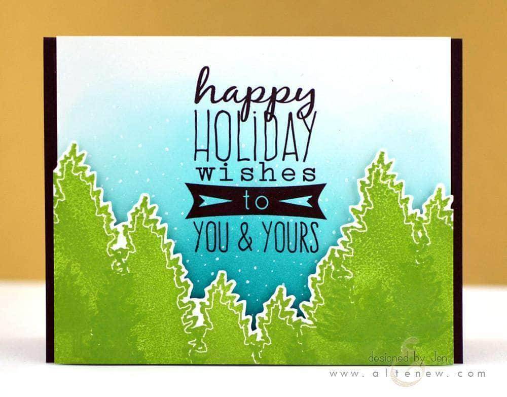 Photocentric Clear Stamps Festive Silhouettes Stamp Set