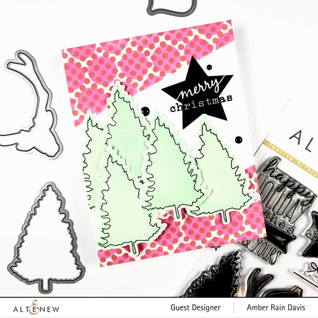 Photocentric Clear Stamps Festive Silhouettes Stamp Set