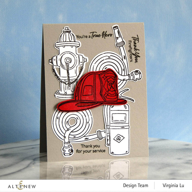 Photocentric Clear Stamps Firefighter Heroes Stamp Set