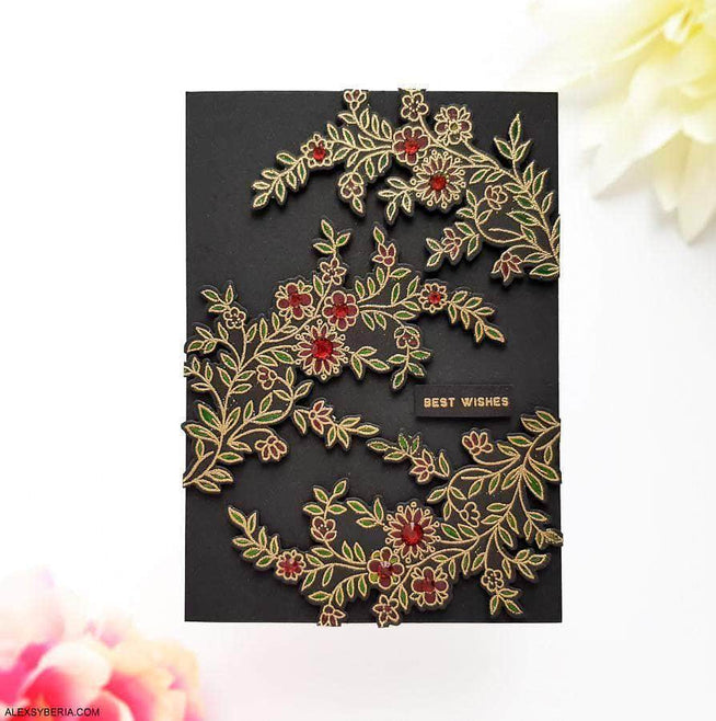 Photocentric Clear Stamps Flower Vine Stamp Set