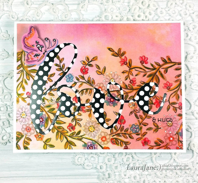 Photocentric Clear Stamps Flower Vine Stamp Set