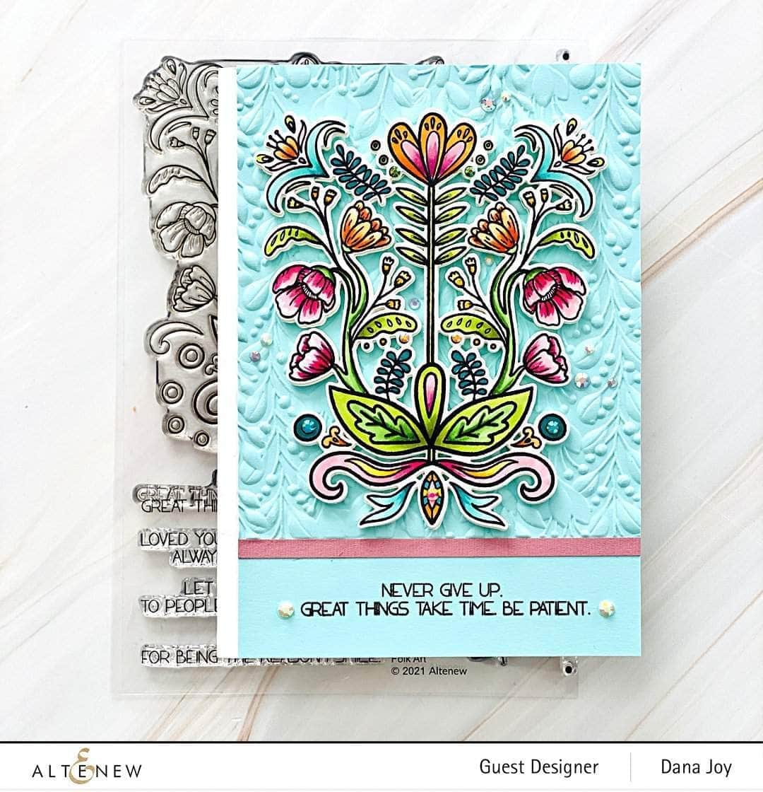 Photocentric Clear Stamps Folk Art Stamp Set