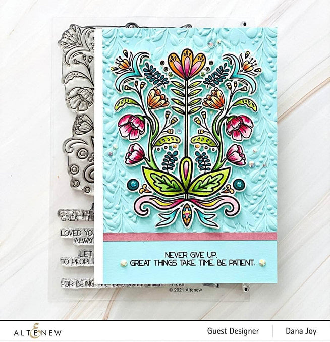 Photocentric Clear Stamps Folk Art Stamp Set
