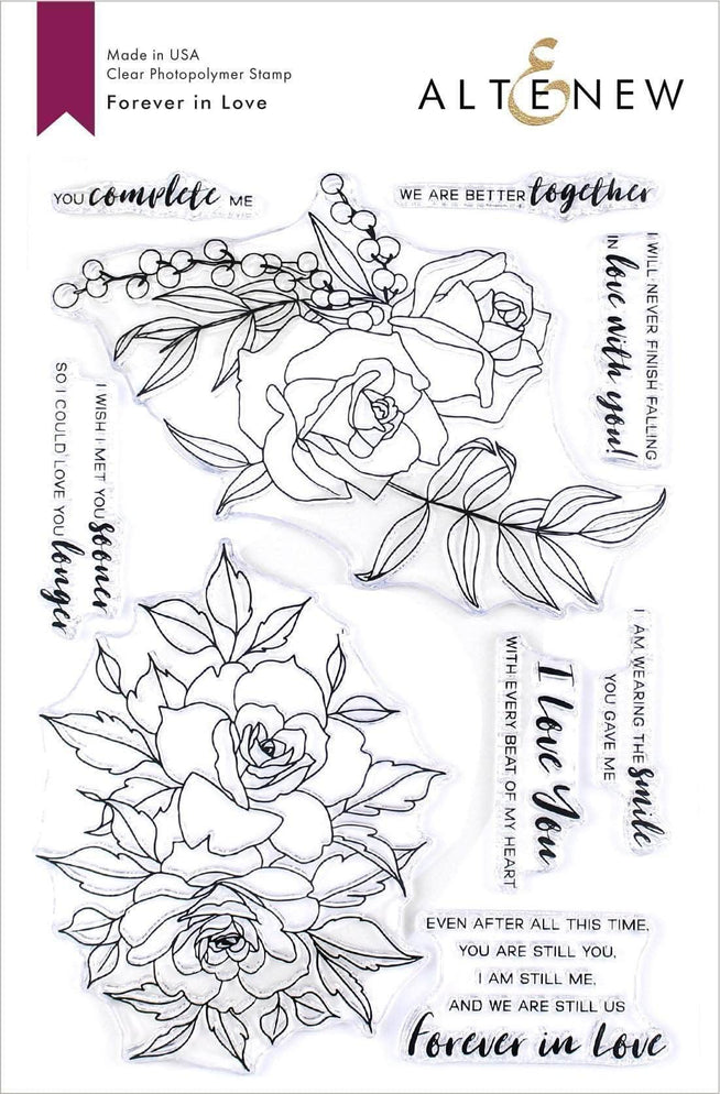 Photocentric Clear Stamps Forever in Love Stamp Set