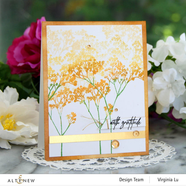 PMA Industries, Inc. Clear Stamps Fragile Foliage Stamp Set