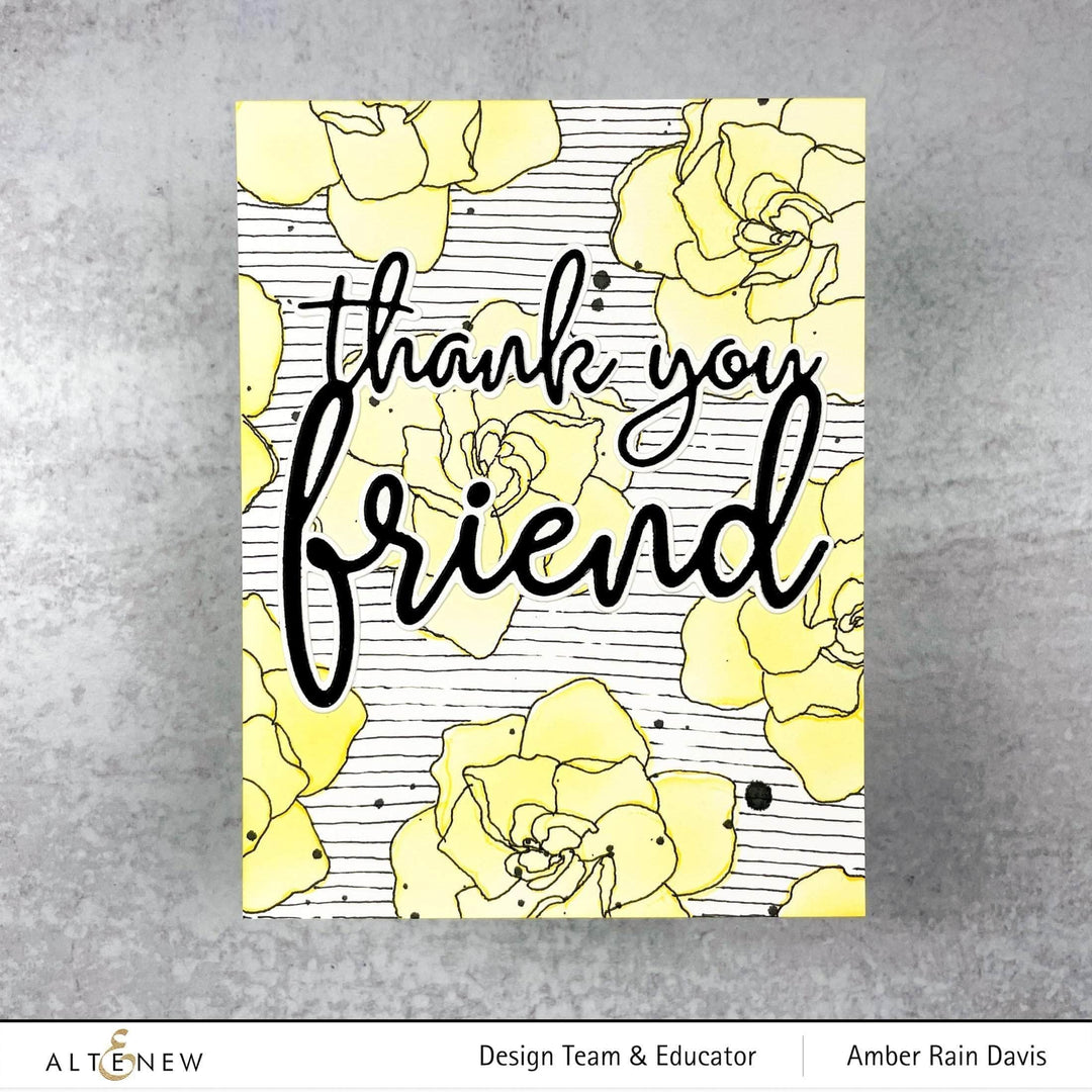 Photocentric Clear Stamps Gardenia Duo Stamp Set