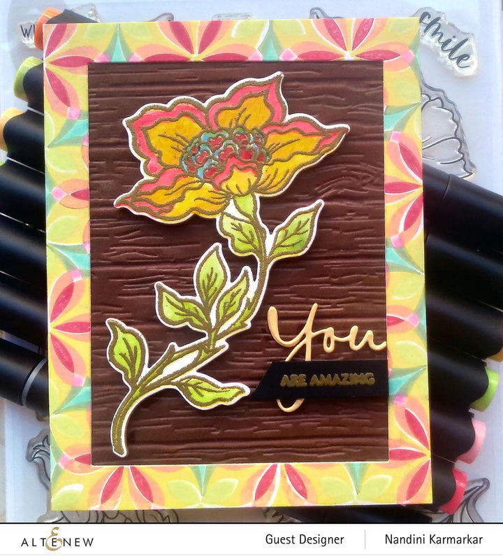 Photocentric Clear Stamps Geometric Botany Stamp Set